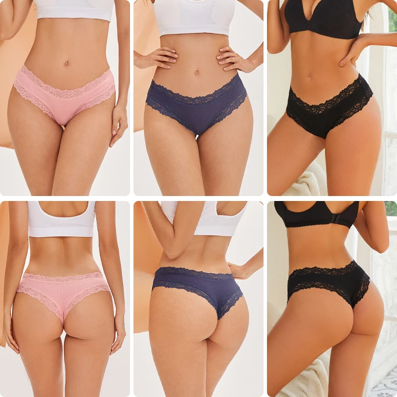 Thumbnail 2 - #1 Cheapest Womens Lace Bikini Panties Deals You Can Get