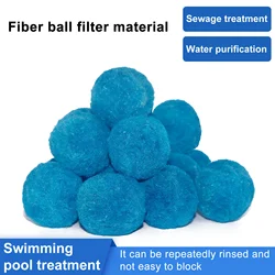 Hot Tub Filter Ball 1 Bag Durable Reliable Fiber  Swimming Pool SPA Hot Tub Filter Sand Alternative Household Supplies