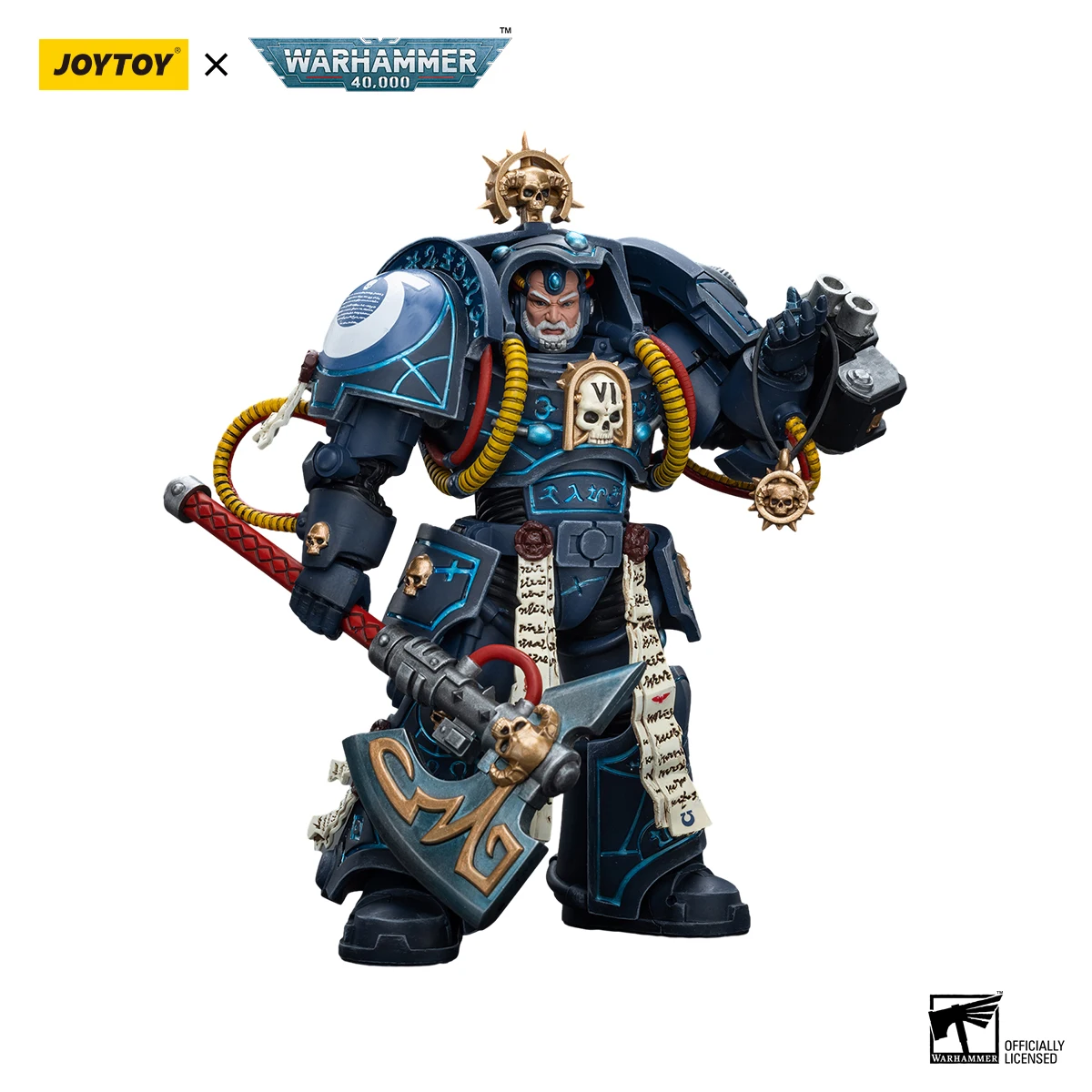 JOYTOY-figuras de acción Warhammer 40K 1/18, ultramarinos, Terminator Squad, librario, modelo de Anime, juguetes de regalo, en STOCK