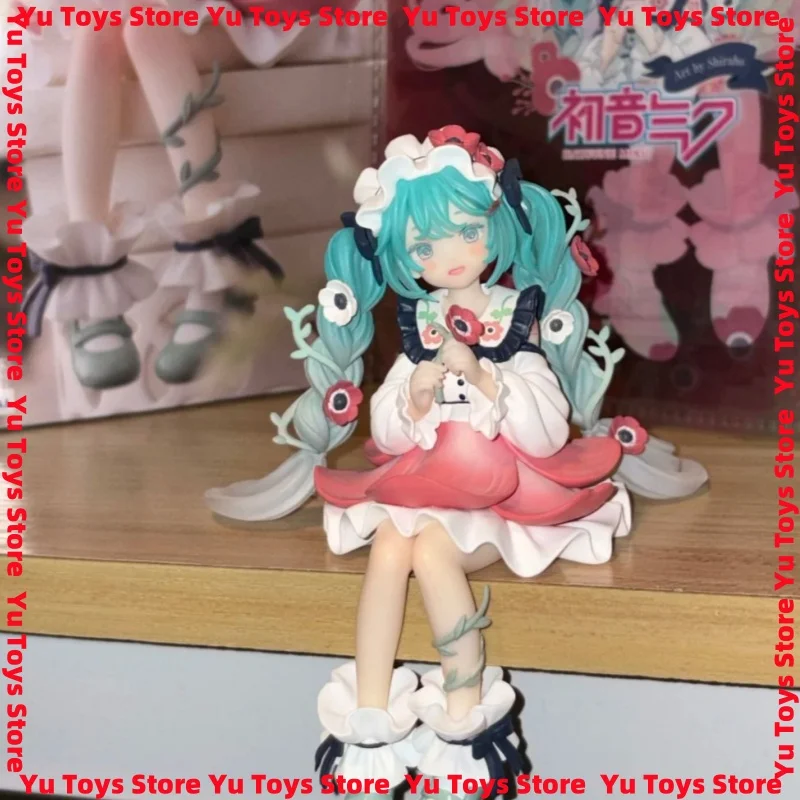 在庫ありフリュー初音ミク花の妖精ヌードルストッパーアニメフィギュアミクおもちゃ-pvc-モデルコレクション装​​飾ギフト