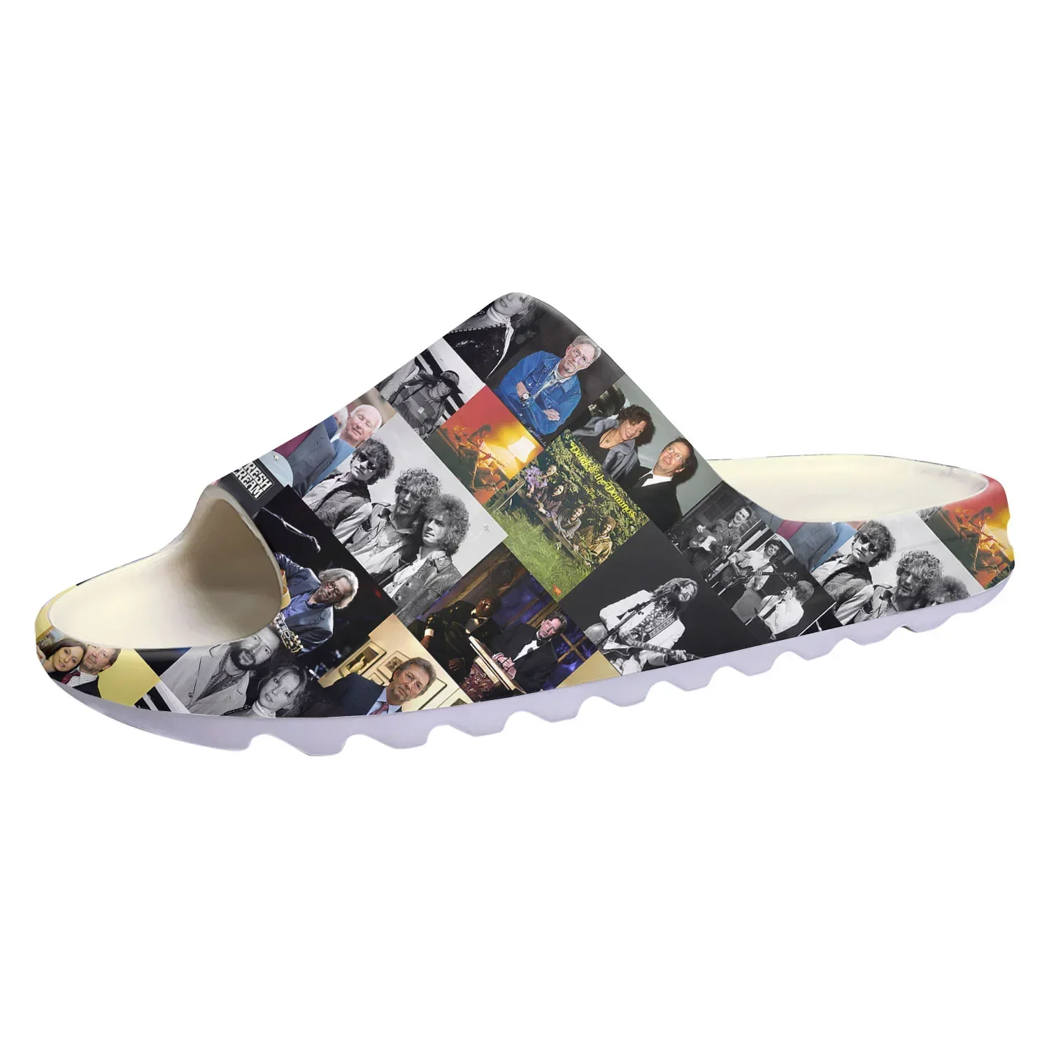 

Eric Clapton Rock Guitar Soft Sole Sllipers Home Clogs Water Shoes Mens Womens Teenager Bathroom Beach Customize on Shit Sandals