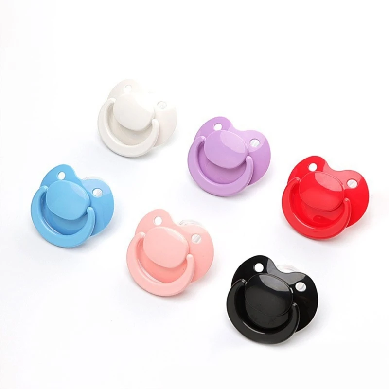 Effective Adult Pacifier with Hole Bitable for Stress Relief Chewable Supplies Experience Comfort of Suckling Sensation