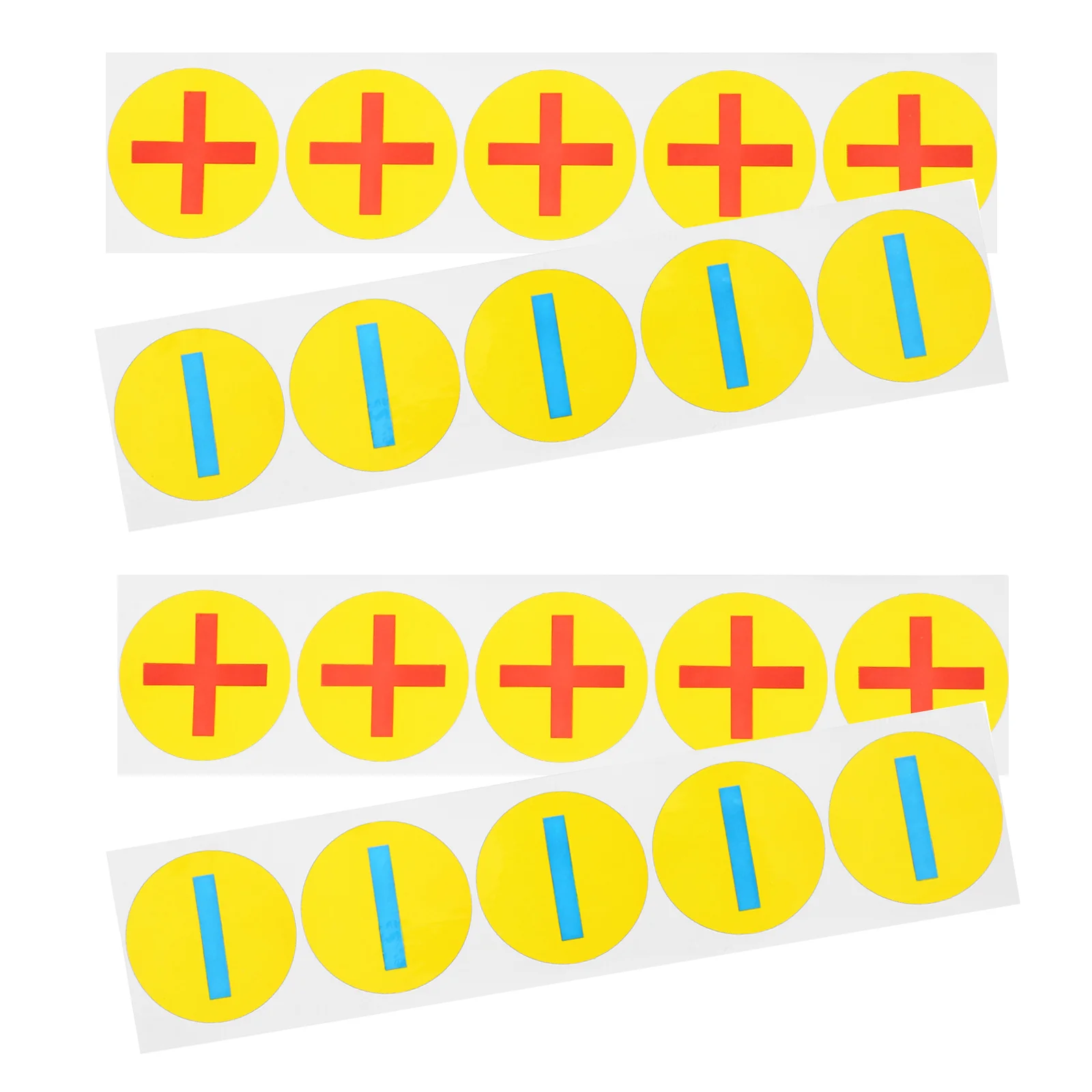 4 Sheets Polarity Marking Breaker Panel Label Stickers Circuit Labels Electrical