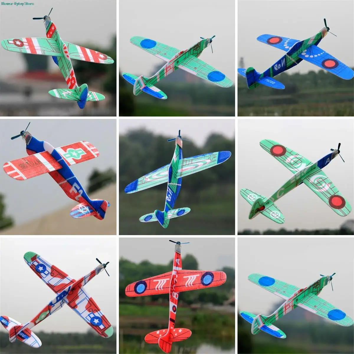 

DIY Hand Throw Flying Glider Planes Toys Foam Aeroplane Model Fillers Flying Glider Plane Toys Game 1pc Random