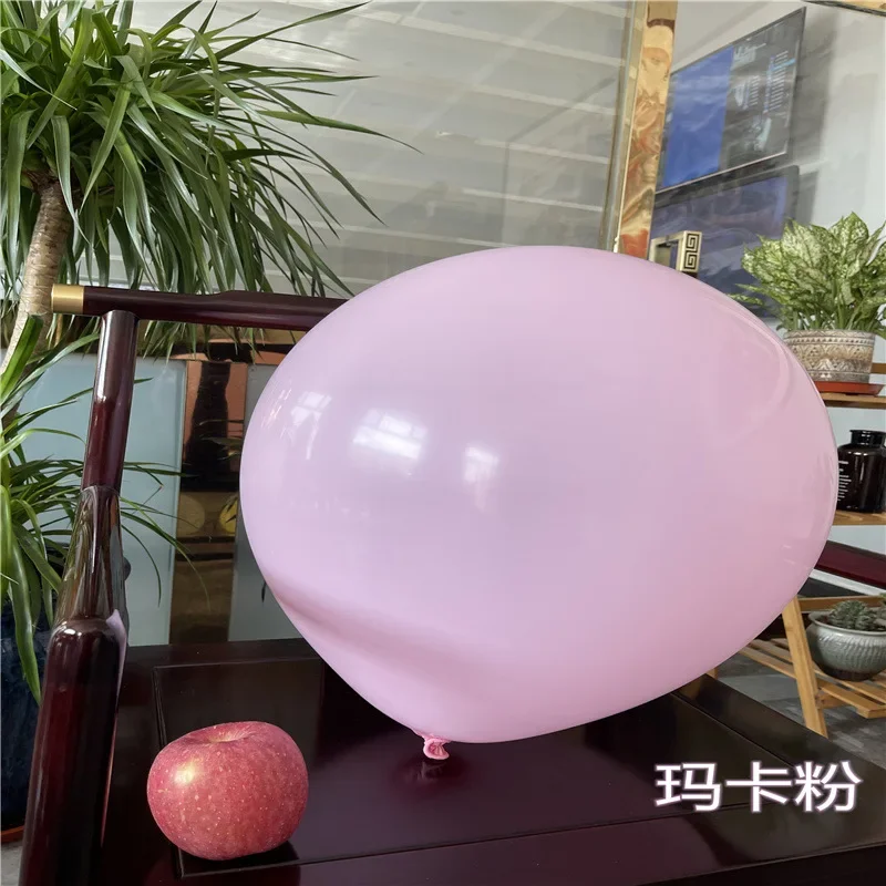 50 Stück Ballon 18 Zoll 10 g verdickter Urlaub Hochzeit Party liefert Metall matt Perlglanz Macaron Latex Ballon