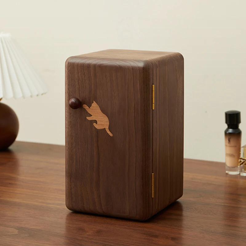 

Luxury Jewelry Box Solid Wood Necklace Earring Storage Boxes Large Capacity Ring Organizer Box Exquisite Women's Jewelry Boxes