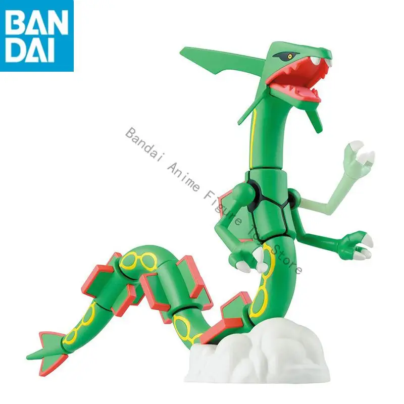 在庫オリジナル本物のバンダイナムコポケモンプラモコレクションセレクトシリーズ 46 レックウザ組立アクションフィギュア模型玩具ギフト