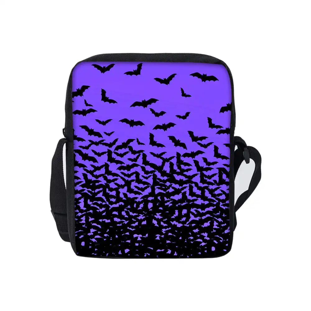

Детская сумка-мессенджер Bats Daily Single Sided для мальчиков и девочек, лучшие подарки, 2D плоская повседневная сумка через плечо с мультяшным рисунком для подростков