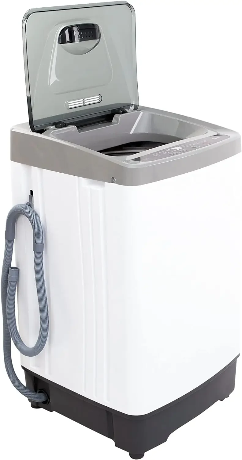 

Portable Washing Machine and Compact Laundry, 8 Modes, Energy Saving, Child Lock for RV,electronic controls, Dorm,White