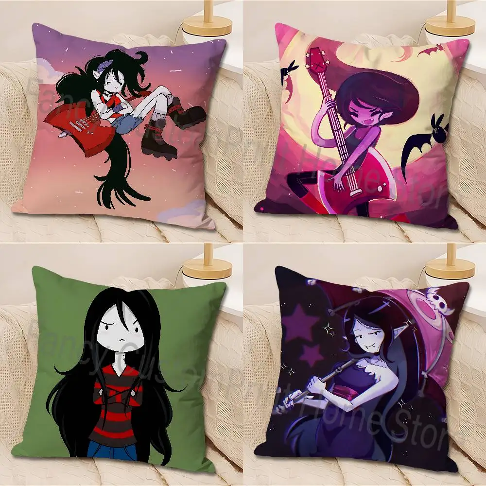 Vampire Marceline Anime Celebrity Merchandise All-Match Printed Pillow Case Sofa Car Office Room Decoration Protector