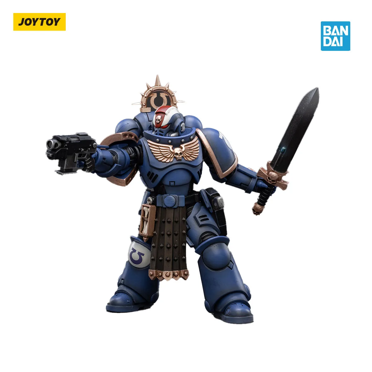 

Stock 100% Original JOYTOY WARHAMMER-ER 40K Ultramarines Primaris Lieutenant Amulius Robot Action Model Art Collection Toy Gift