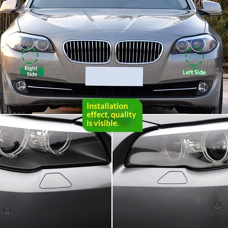 For BMW 5 Series Headlight Wash Cover F10 F11 Front Bar Nozzle Cover 51117246870