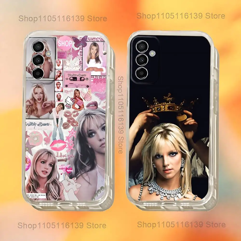 

Singer B-Britney Spears Phone Case For Samsung S24,30,21,22,23,20 FE,lite,PIus,Ultra,5G,Note,9,10 Transparent Cover