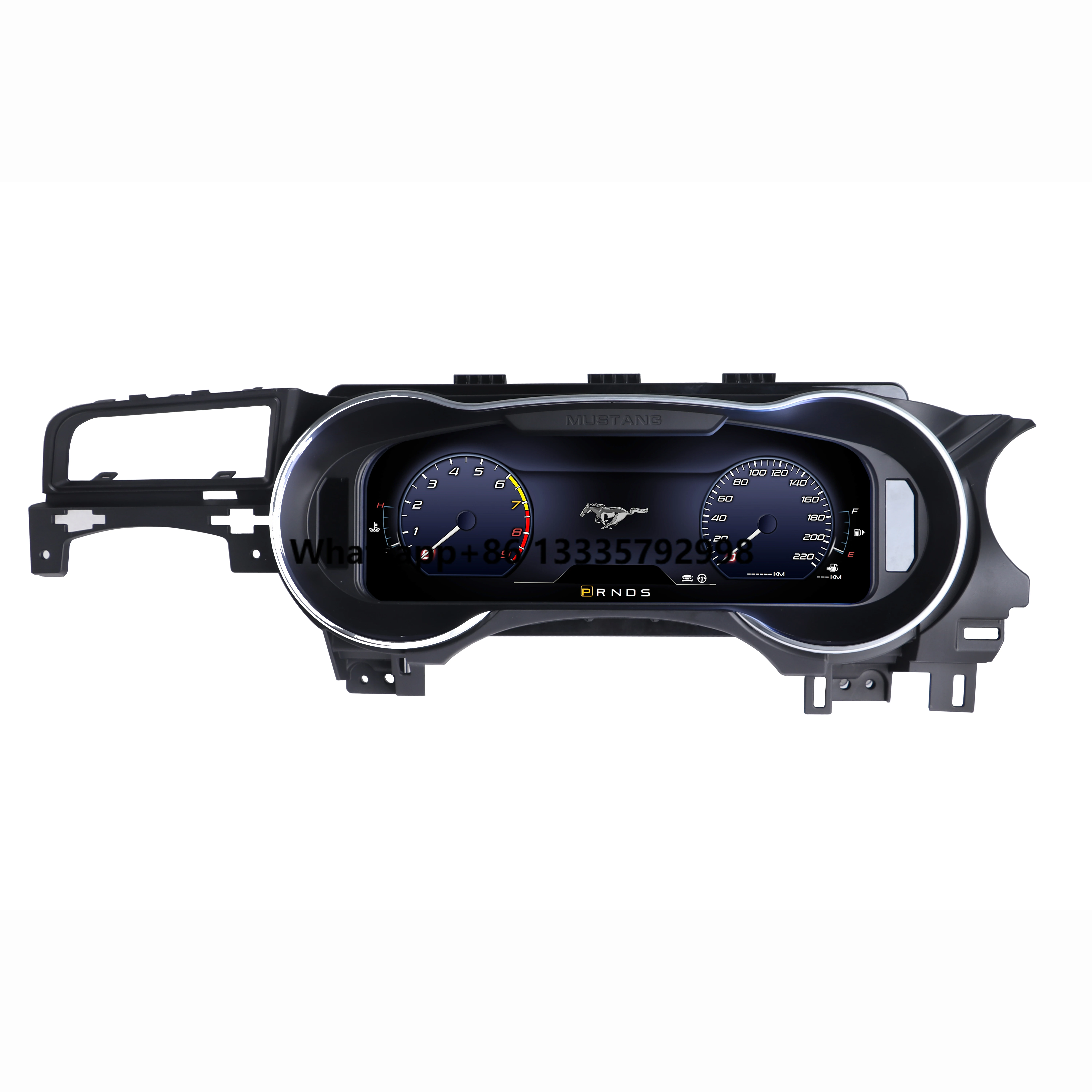

12.3" LCD Dashboard Panel Display Digital Cluster for Ford Mustang 2015-2021 Virtual Instrument Cluster CockPit Speedometer