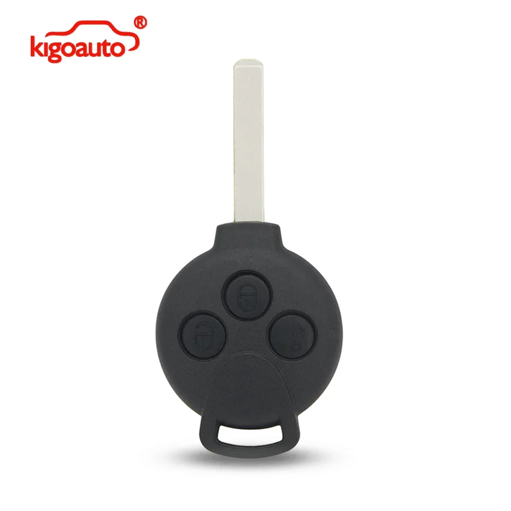 kigoauto For Mercedes Benz Smart Remote Key Shell 3 Button for Fortwo Forfour Roadster City 2006-2014