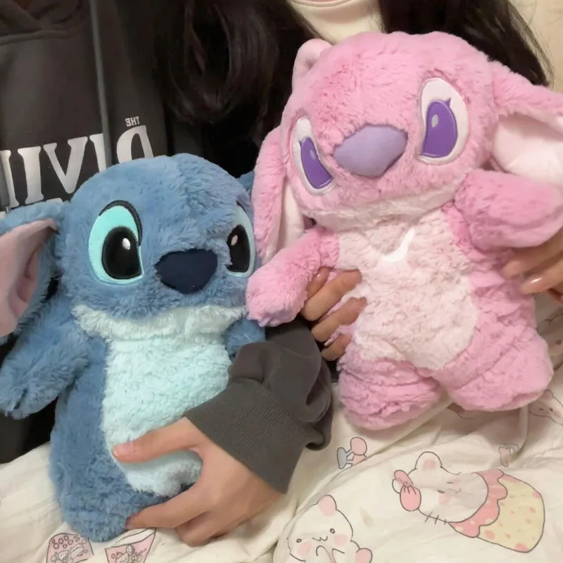 

Disney Stitch аниме зимняя очень большая плюшевая грелка для дома, грелка для рук, праздничный подарок для подруги