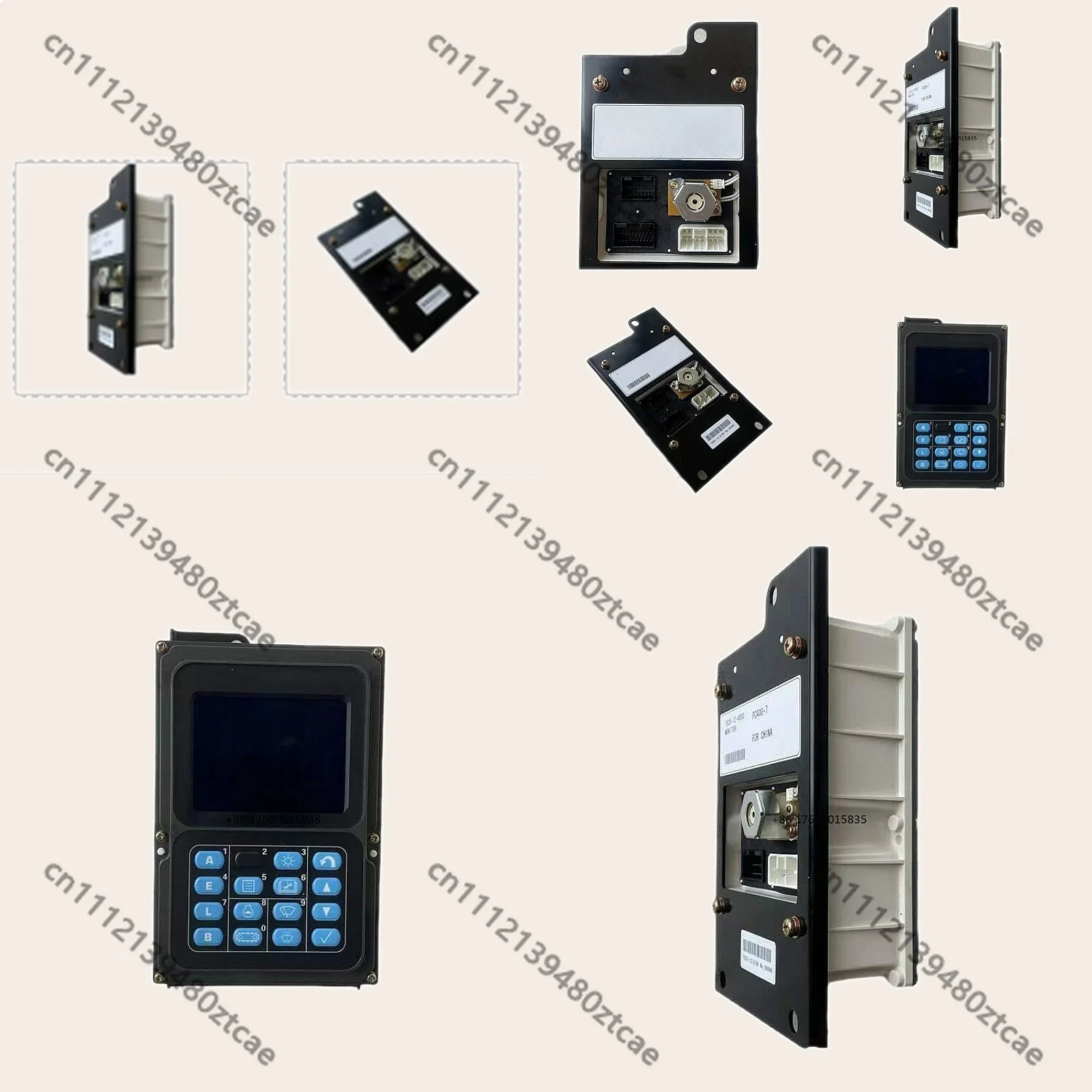 1pcs For PC400-7 Excavator Monitor Display Screen 7835-12-4000 Industrial Machinery LCD Panel