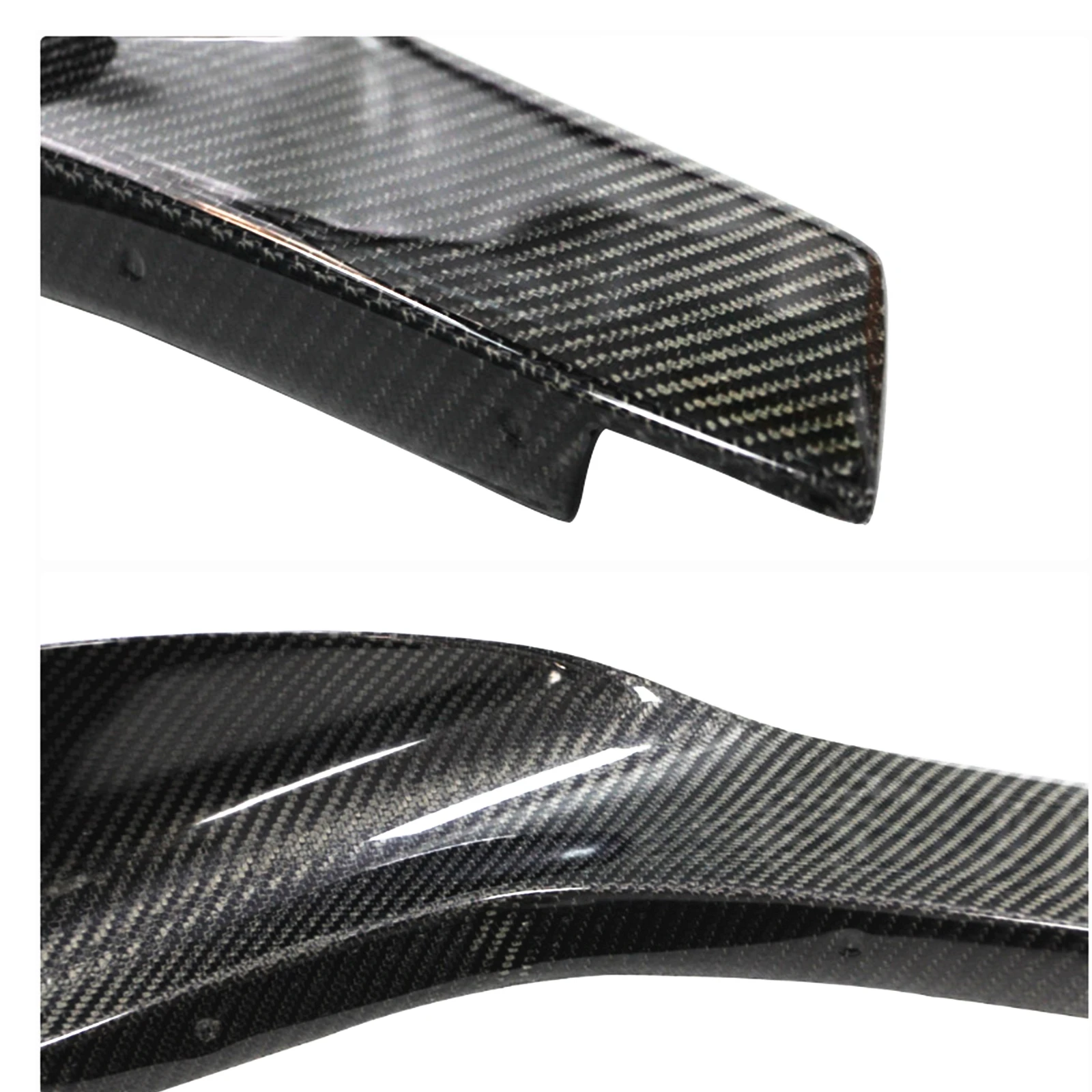 For Nissan Skyline GTR R35 2012-2013 Carbon Fiber Front Bumper Side Splitter Cover Lip Air Vent Fog Light Lamp Lid Spoiler Guard