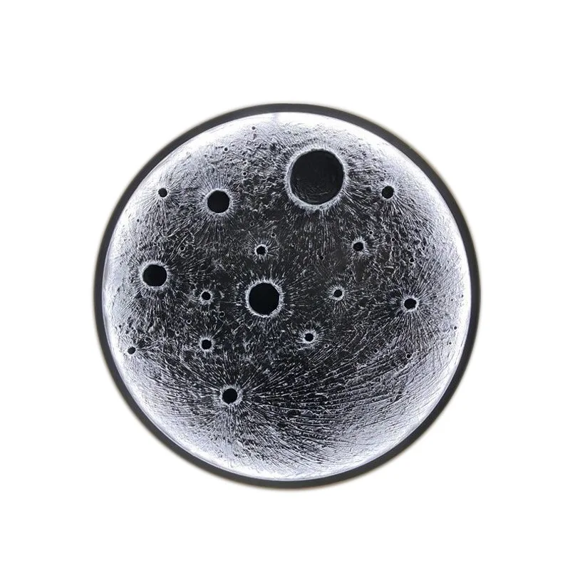 

Moon wall lamp, outdoor waterproof, villa courtyard, garden exterior wall decoration, dining room, relief moon lamp