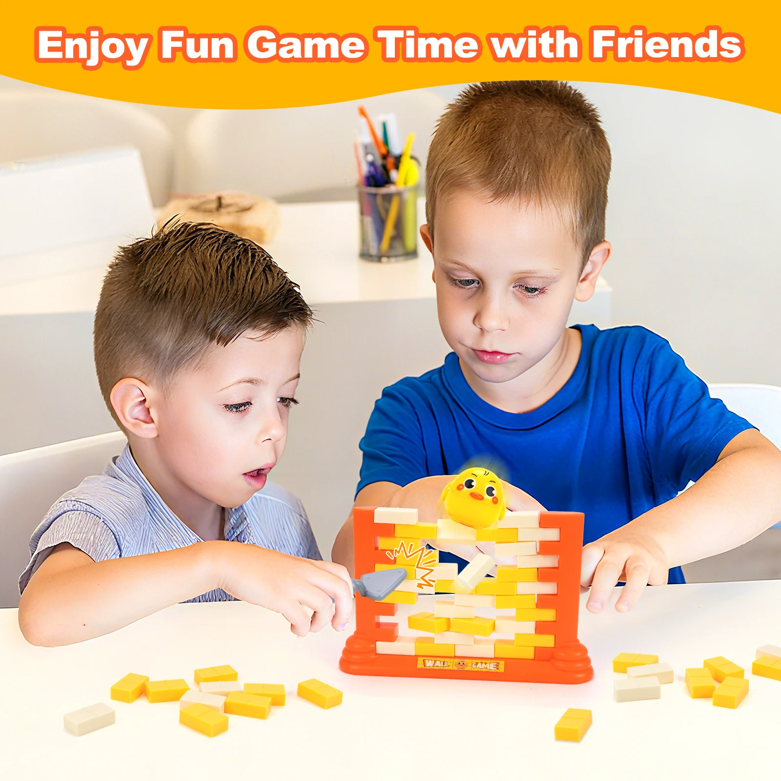 متعة صغيرة للأطفال حفظ البطريق كسّارة الجليد فخ اللعب كتل التوازن الوالدين والطفل التفاعلية دفع ألعاب الحائط لعبة سطح المكتب الطرف #5