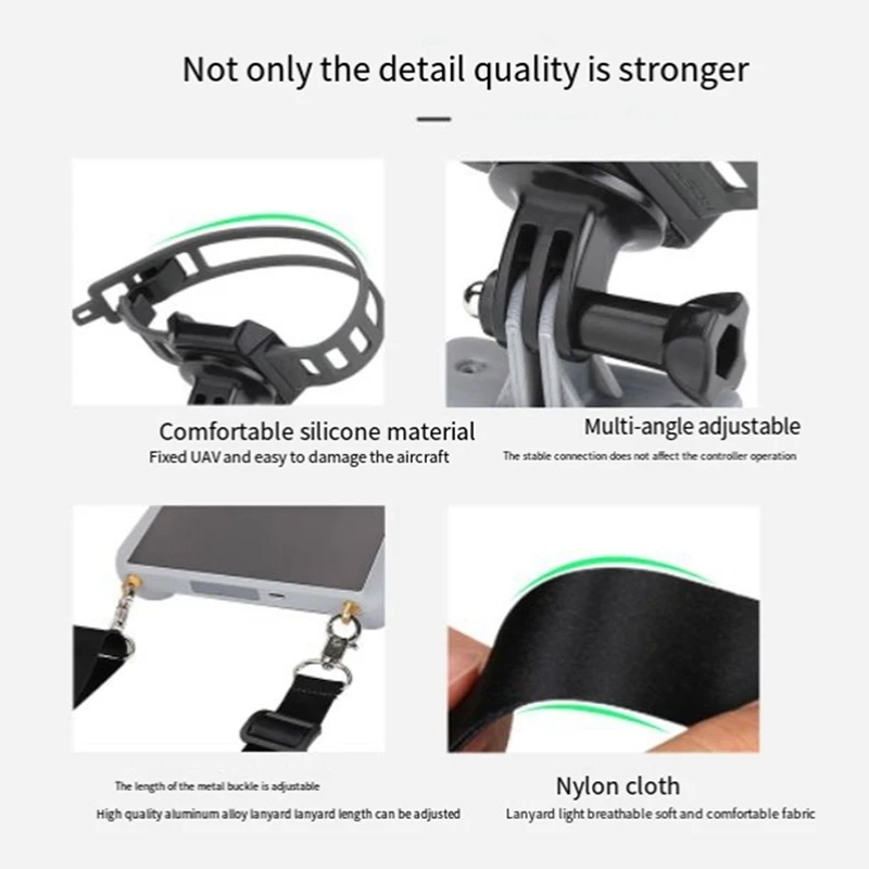 핸들 핸드 헬드 짐벌 안정기 지상 촬영 스탠드 끈이있는 DJI Mini 3 Pro 리모콘 용 삼각대 액세서리