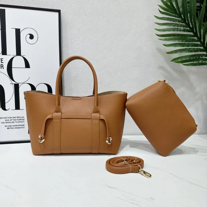 

New Luxury Bags for Women PU Leather Stylish High-end High-Capacity Leisure Shopping Bag Female Tote Bag Versatile Shoulder Bags