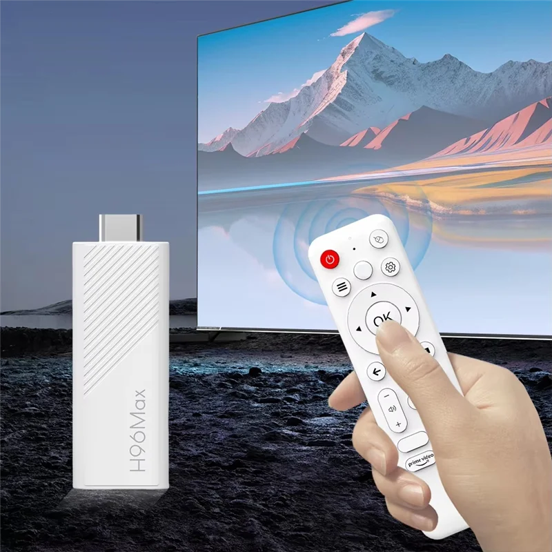 HFES Android 14.0 TV Stick 4K Mini TV Stick WIFI BT5.0 Android TV Stick Allwinner H313 Quad Core With Remote