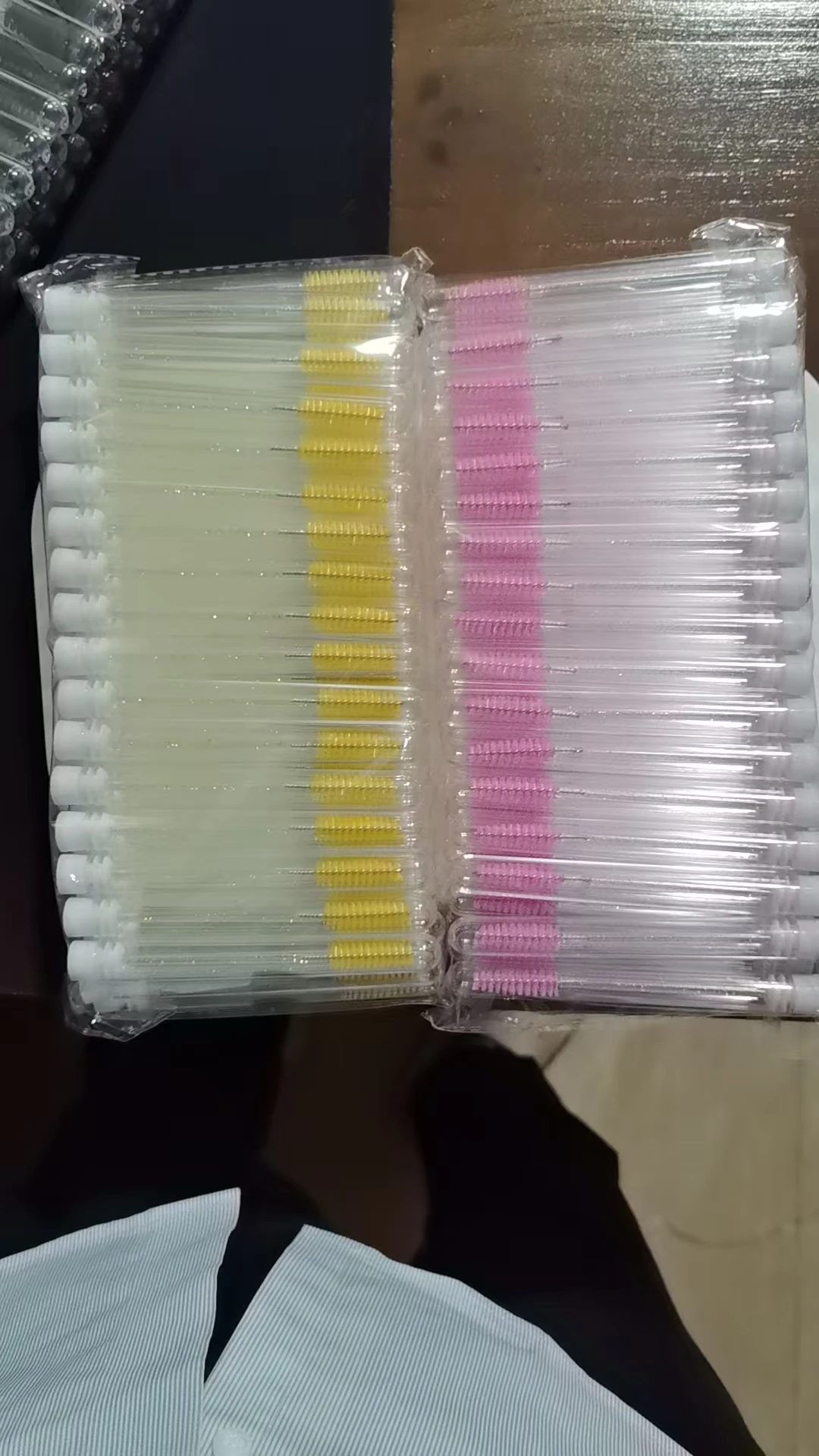 50pcs Eyelashes Brush Extension Tube for Eyelash  Reusable EyeLash Brushes Disposable Mascara Wands Eyebrow Brush Applicator