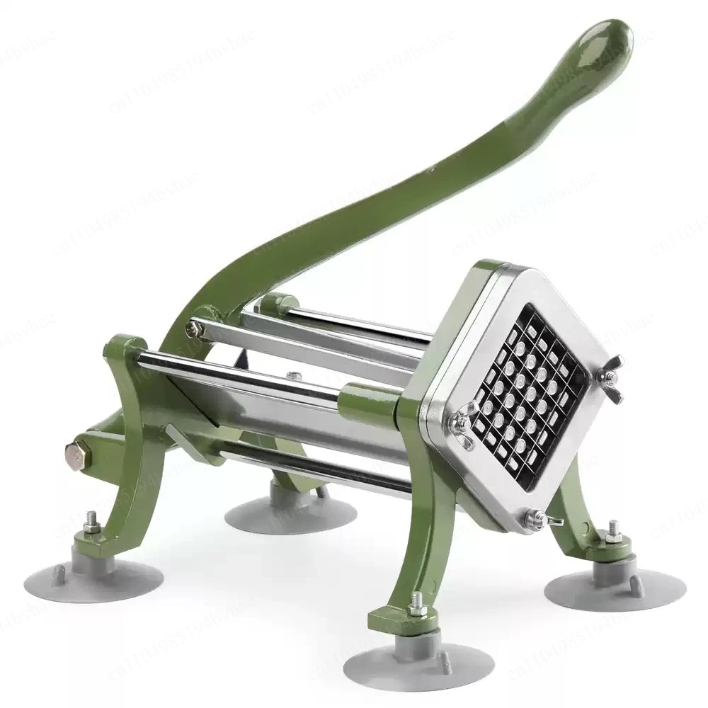 Machine Manual Potatoes Slicer Hand Push Vegetable Fruit Chopper Steel French Fries Potato Strip Cutter Chips Cutting