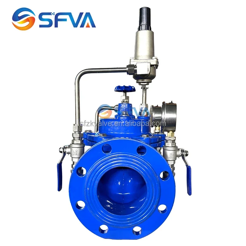 200X PN16 DN100 ductile iron water pressure reducing control valve