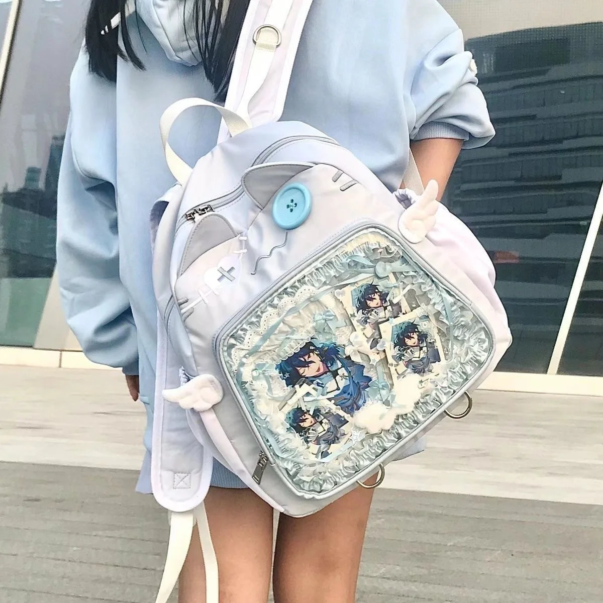 gato-bonito-mochila-feminina-nailon-estilo-japones-moda-casual-transparente-ita-sacos-de-grande-capacidade-mochilas-esteticas-femininas-bolsa