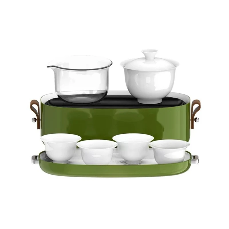 

Tea set travel, tea making, special glass, outdoor