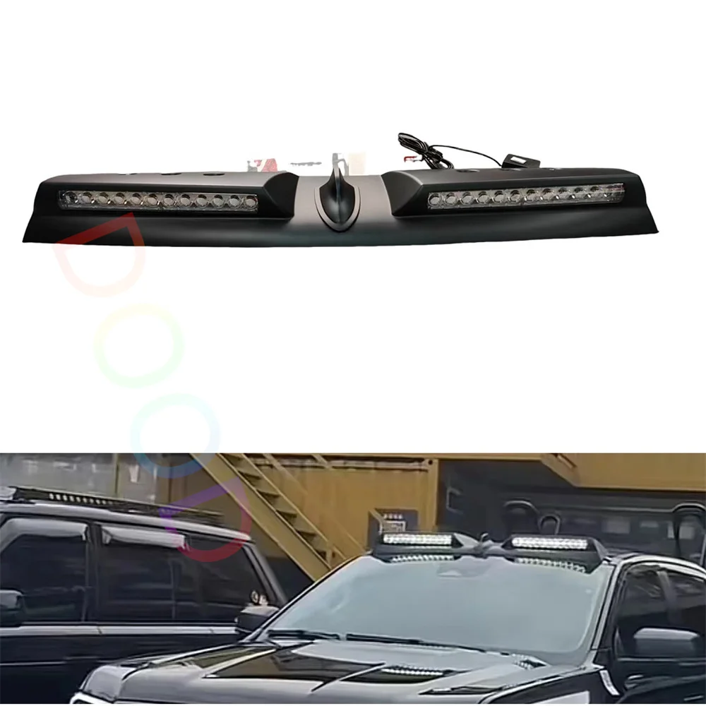 

Верхние светодиодные фонари на крыше, подходящие для Toyota Fortuner 2015-2023, аксессуары для фонарей на крыше