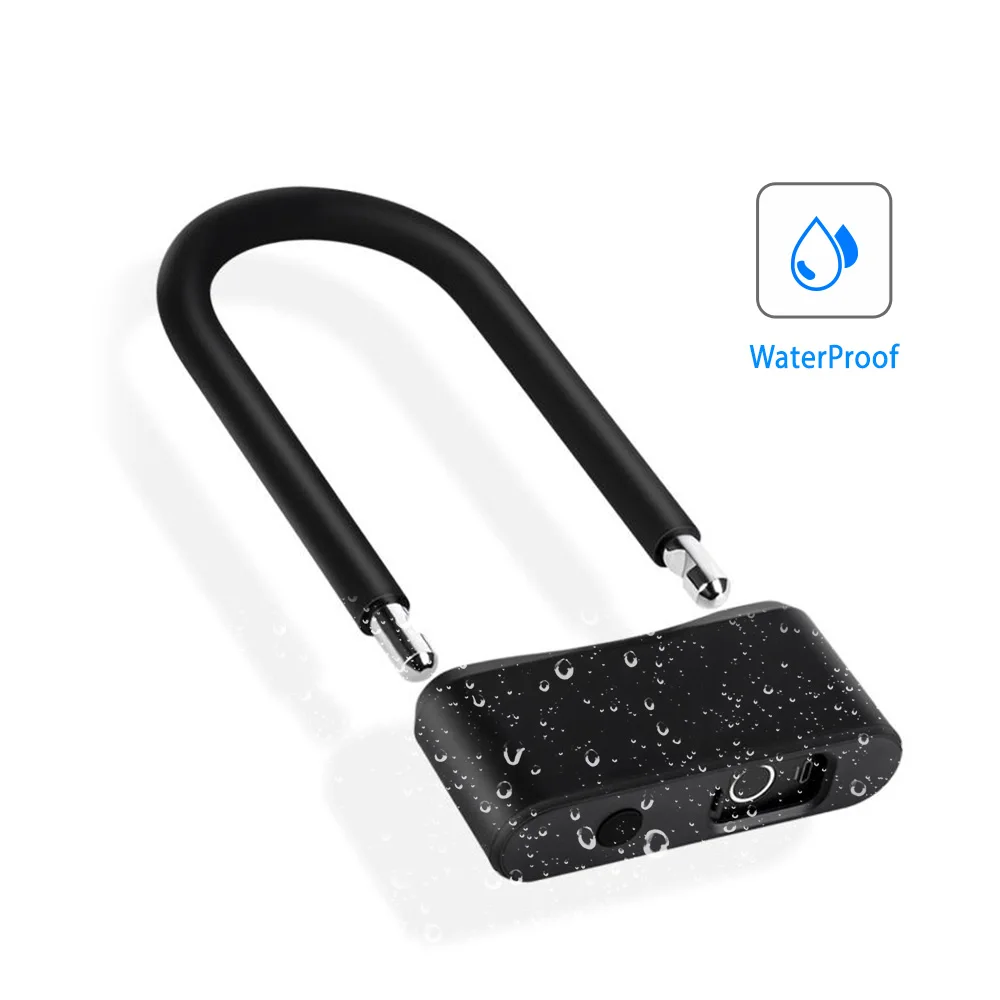 

TTLock Smart Lock for Bike or Warehouse TUYA BLE Mech Biometric Bicycle Lock with Bluetooth