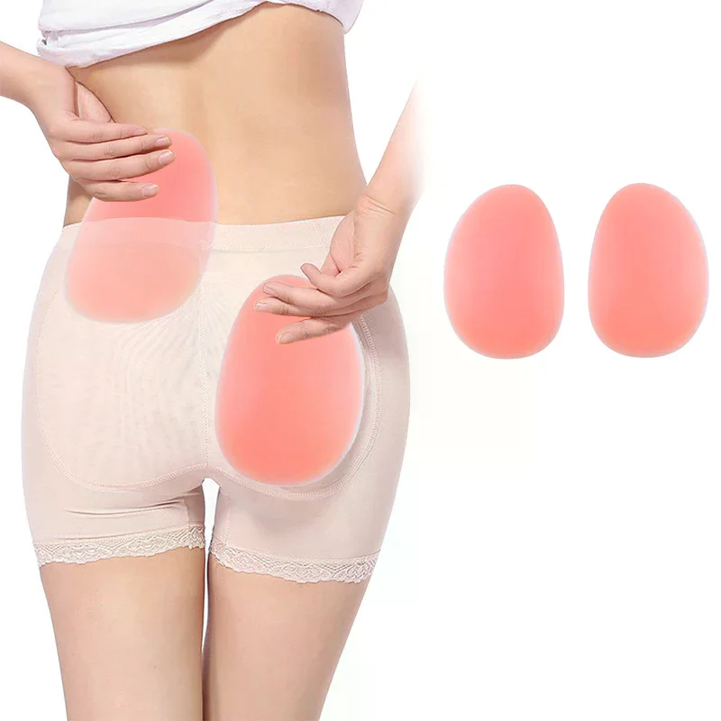 /Kuz/1 Pair Buttocks Enhancers Comfortable Removable Push Up Buttocks Contour Hip Silicone Butt Pads Men Women Fake Butt Pads