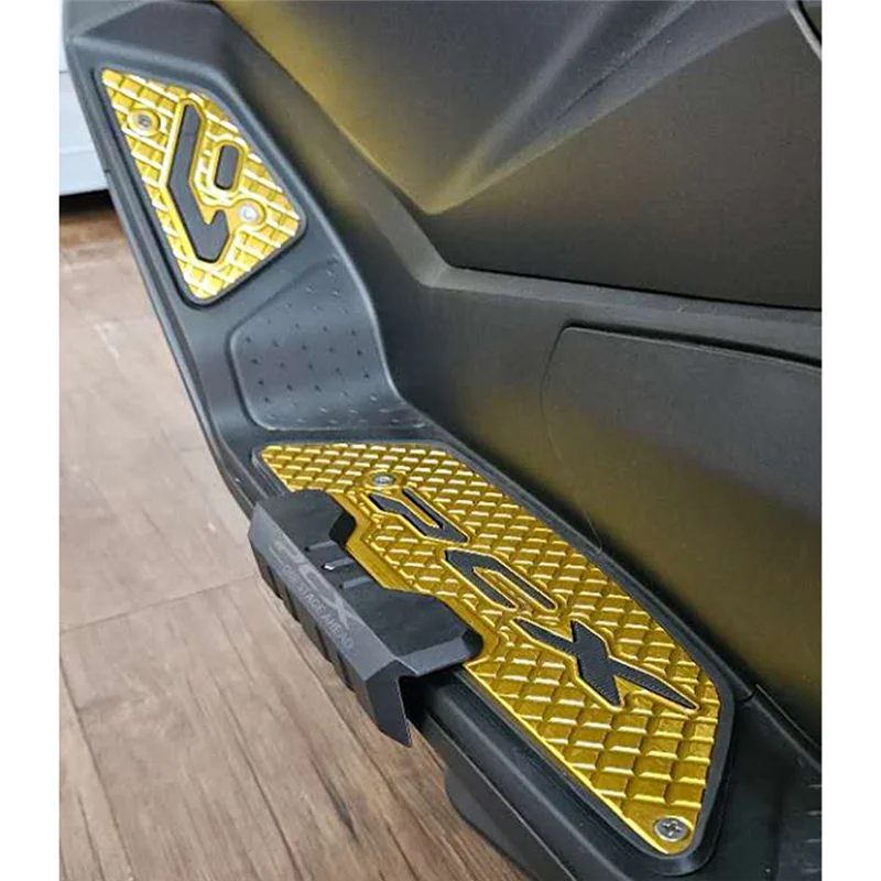 

NEW-Front And Rear Pegs Plate For 2025 Honda PCX160 PCX125 Pedal Modified Skid Proof Footrest