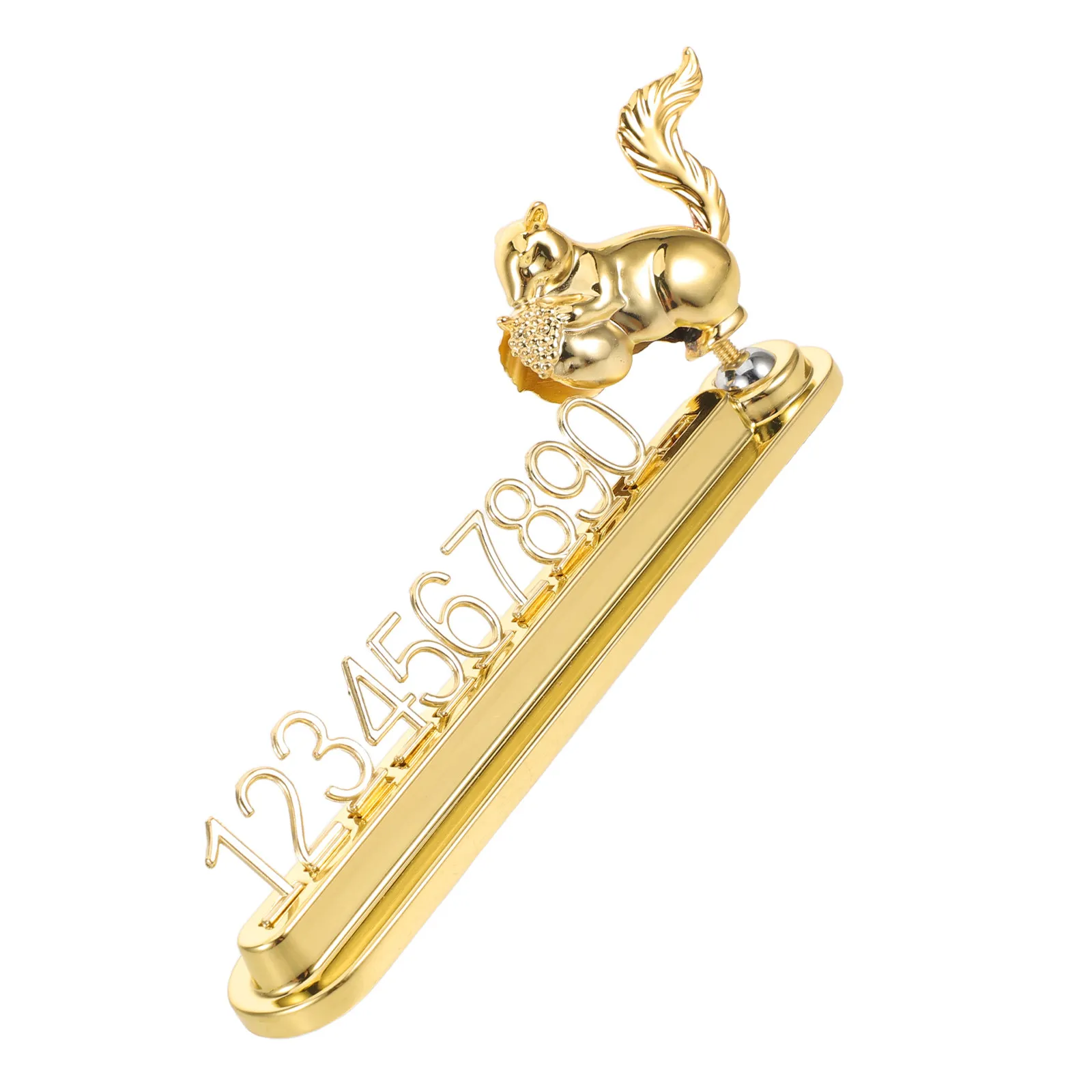 Car Temporary Parking Card Creative Squirrel Design Phone Number Display Plate Dashboard Auto Accessories Temporary Parking