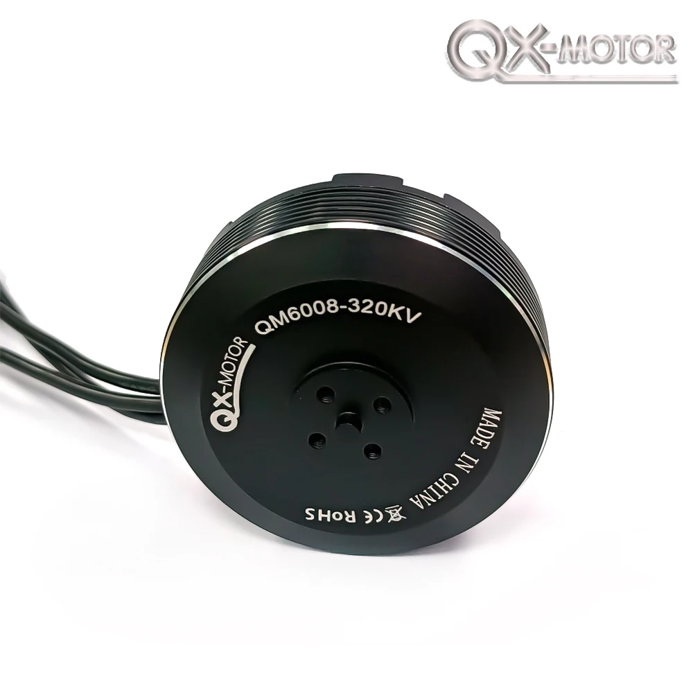 QX-MOTOR QM6008 5208 320/370KV Brushless Motor select and use 1552 1760 Carbon fiber propeller For RC Multicopter Drone Toy Part