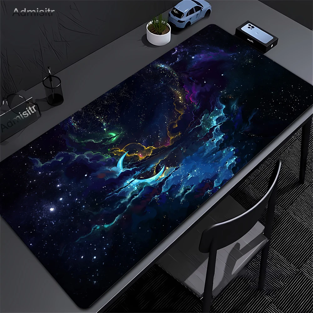 Space Mousepad Home XXL New Large Mouse Mat Starry Sky MousePads Laptop Carpet Soft Anti-slip Desktop Mouse Pad 90x40 Mouse Mat