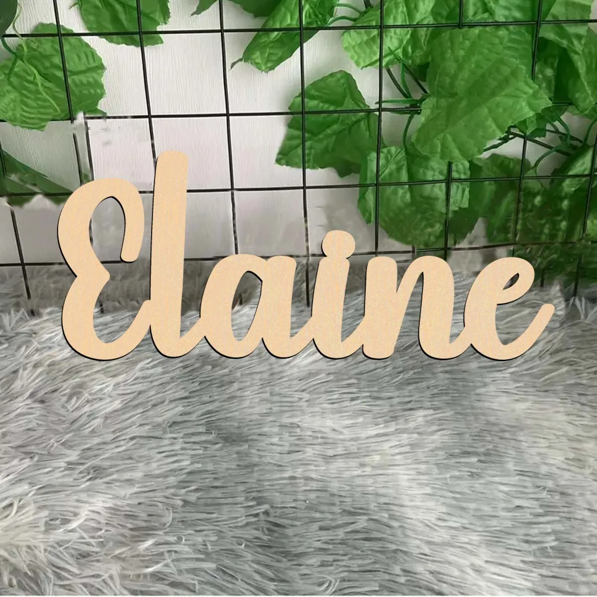 1 قطعة على سبيل المثال المضحك حرف قابل للتخصيص ديكور خشبي علامة مقطوعة بالليزر لوحة خشبية غير مكتملة للرسم أو اللمعان