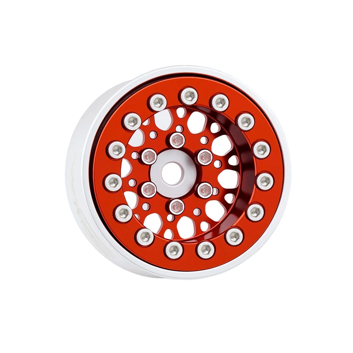 TCRC 4PCS Aluminum Deep Dish 1.0 Inch Beadlock Wheels Hubs for 1/24 Axial SCX24 FCX24 1/18 TRX4M Redcat Ascent-18 HPI Venture18