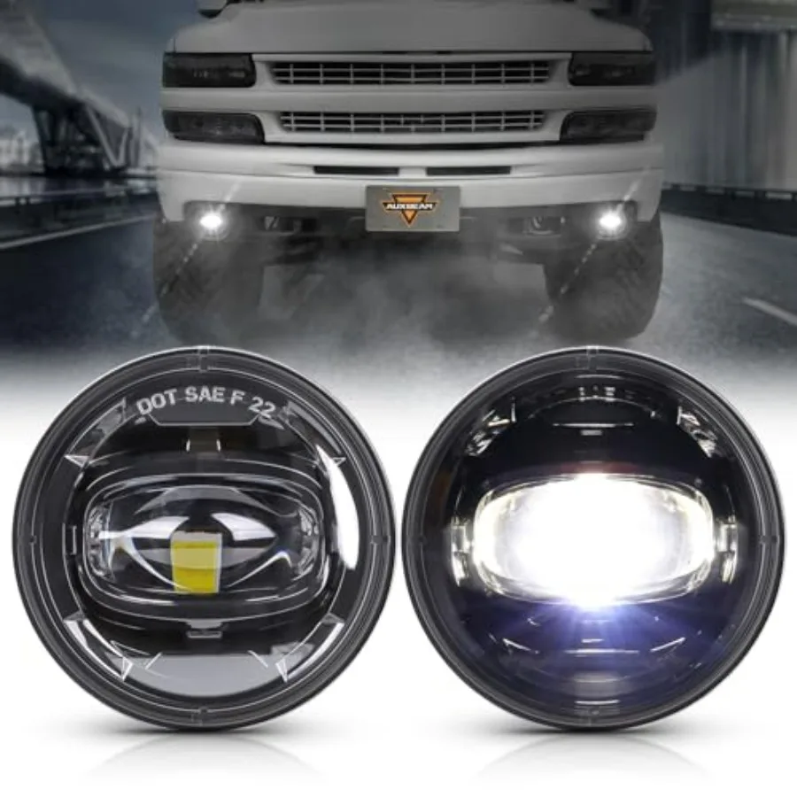 

LED Fog Lights DOT Approved Bumper Fog Lamps for Chevy Tahoe Suburban Z71 1500 2001-2006 Pontiac Grand Prix 1994-2003 Pontiac S