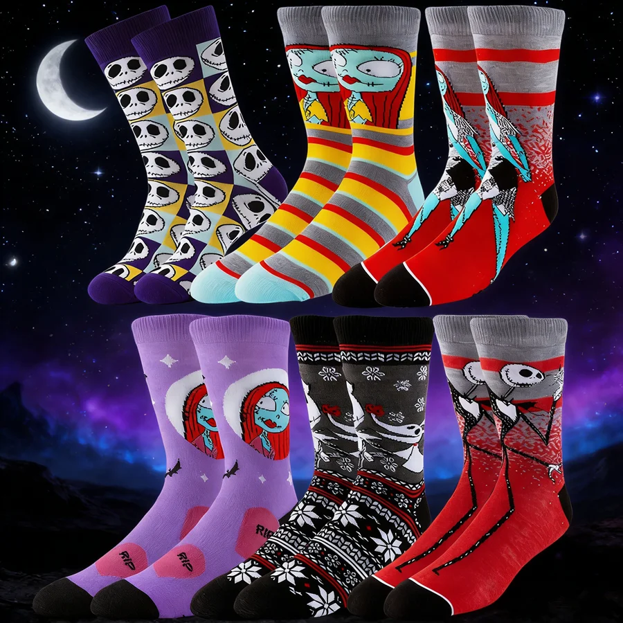 

Potdemiel уличная мода повседневные носки с героями мультфильмов аниме для мужчин и женщин хип-хоп новинка забавные носки для экипажа