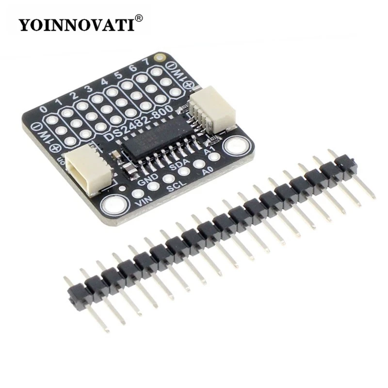 DS2482S-800 8-Channel I2C to 1-Wire Bus Adapter Module Compatible with STEMMA QT / Qwiic Connector System