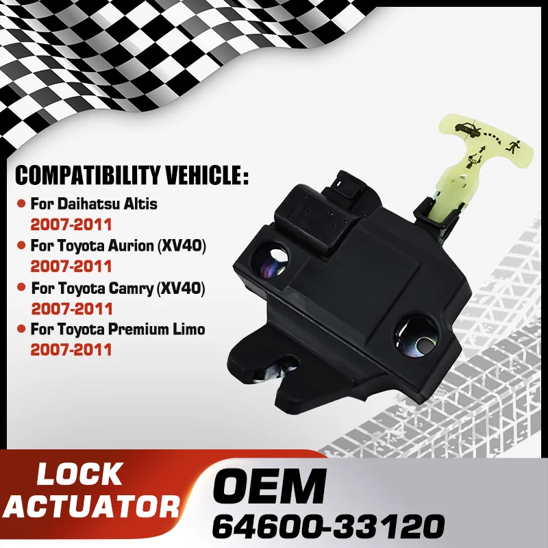 

Car For Daihatsu Altis Toyota Aurion XV40 Toyota Camry Toyota Premium Limo 2007 2008 2009 2010 2011 Door Tailgate Lock Actuator