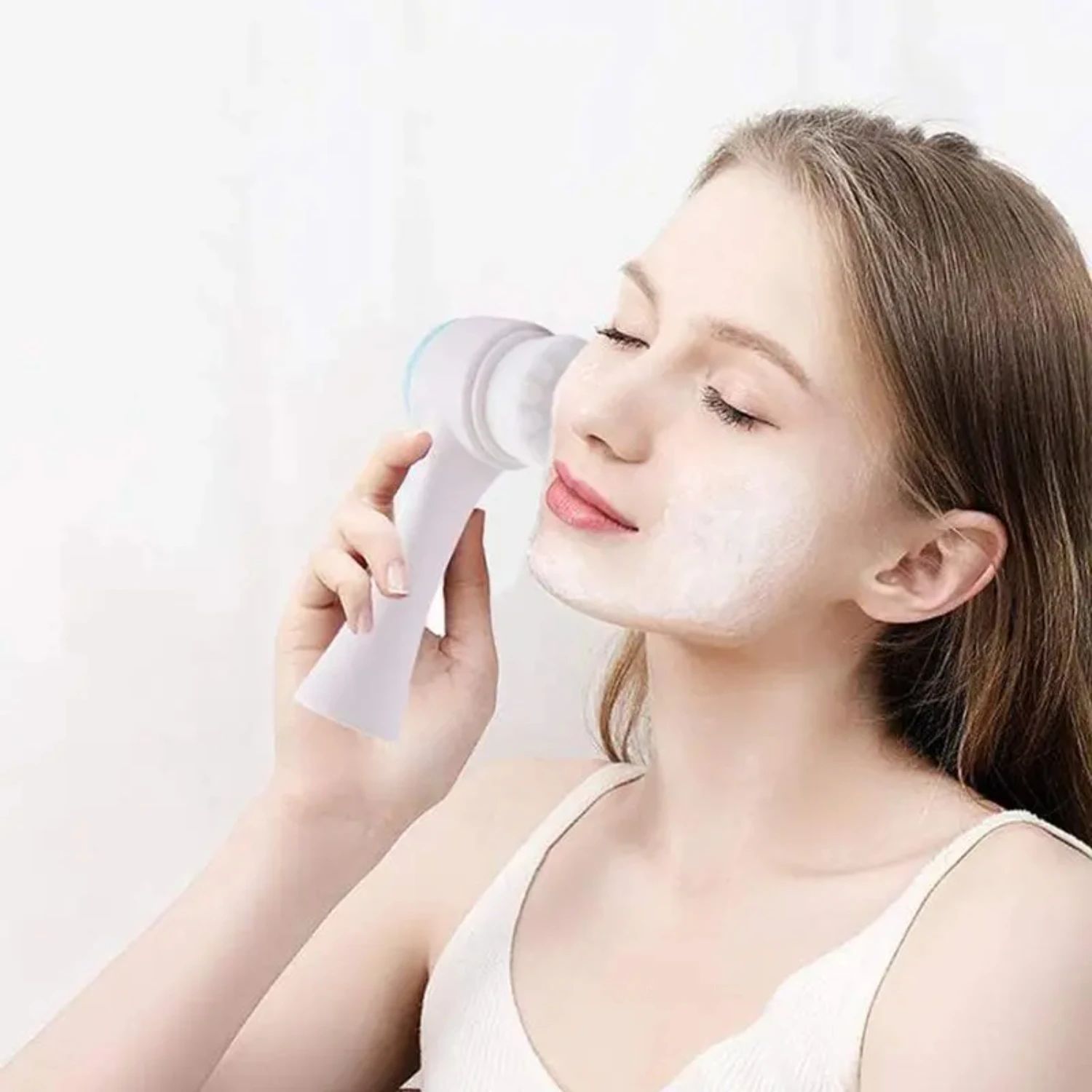 Personal Care Silicone Dual Sides Facial Cleanser Brush