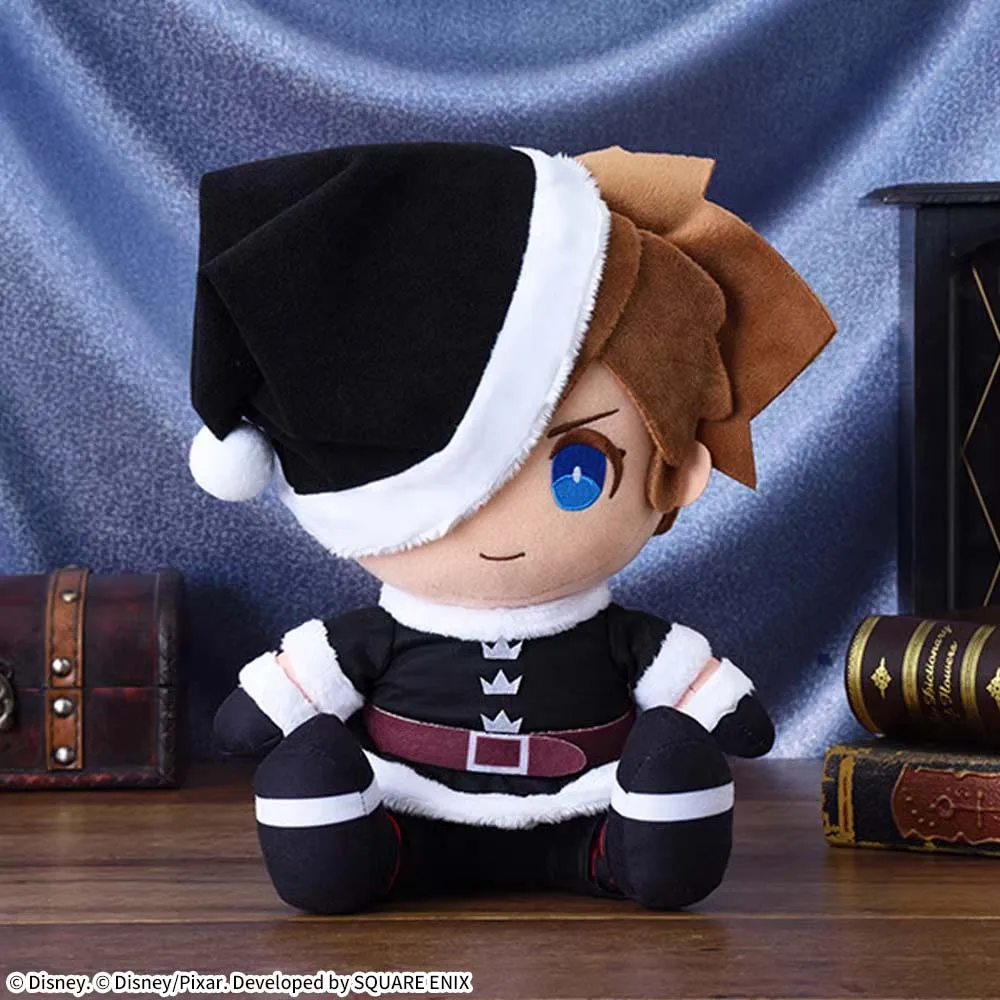 New Cute Japan Anime Kingdom Hearts II Sora Christmas Town Ver Big Plush Plushes Stuffed Pillow Doll Toy 30cm Kids Gifts