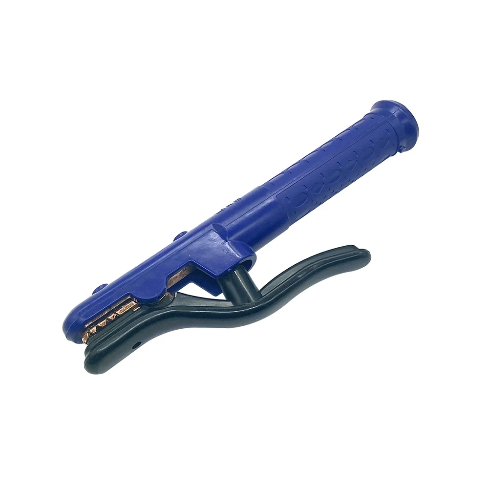 Porte-électrode de capacité 800A, accessoire de soudage 800A, poignée bleue, porte-électrode, sûr à utiliser, confortable à tenir
