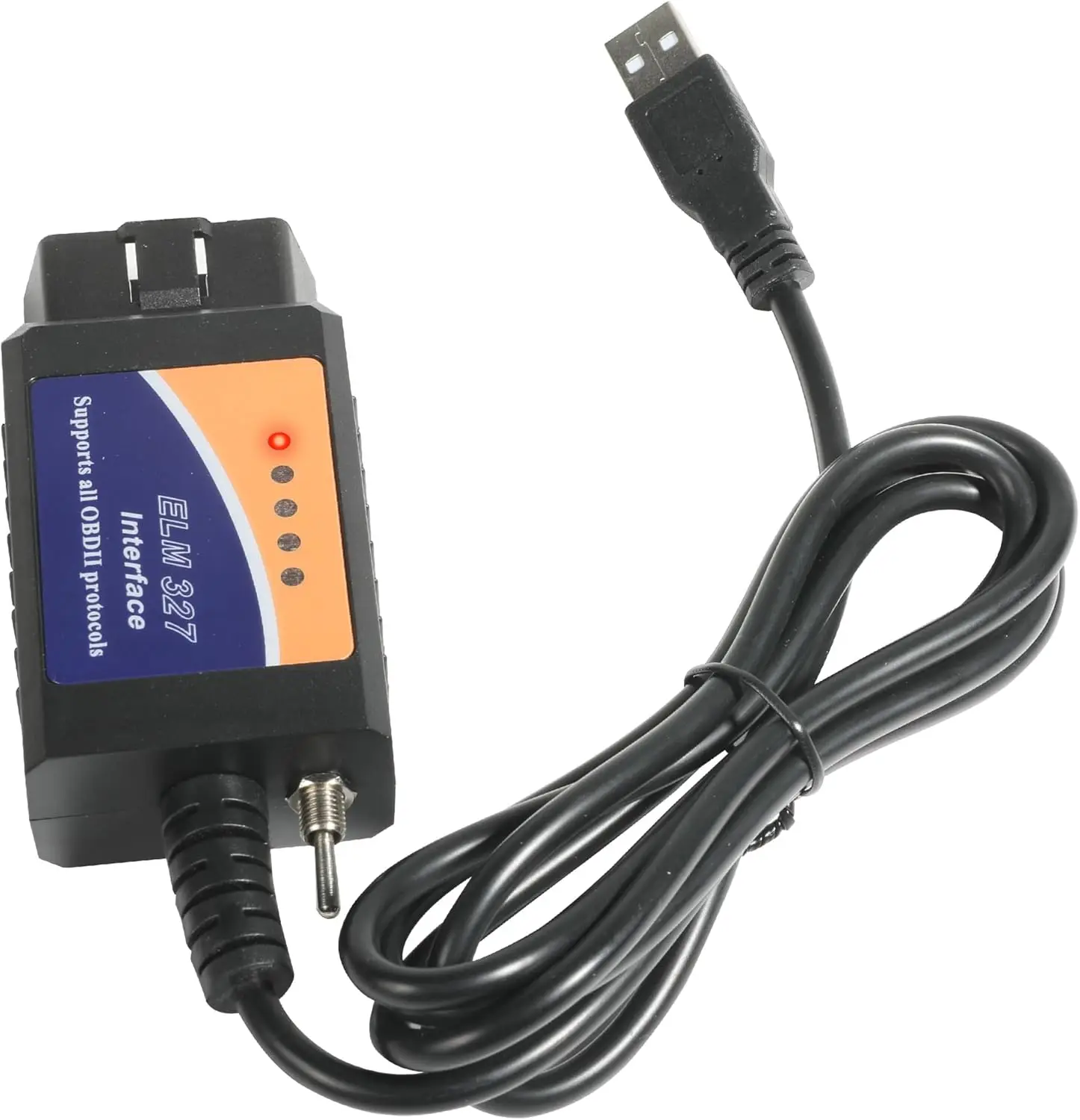 

OBDII Scanner ELM327 USB-адаптер OBD2 с переключением CAN, совместимый с большинством автомобилей