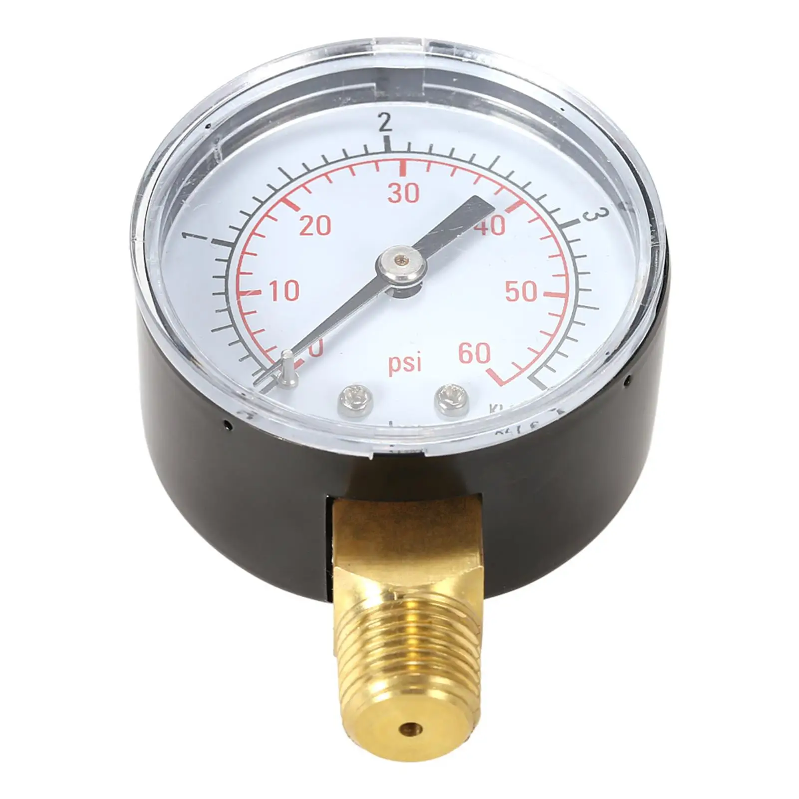 Manometro per misuratore di pressione idraulica con filtro per piscina da 50 mm Manometro per pressione dell'aria con filettatura 1/4 "NPT